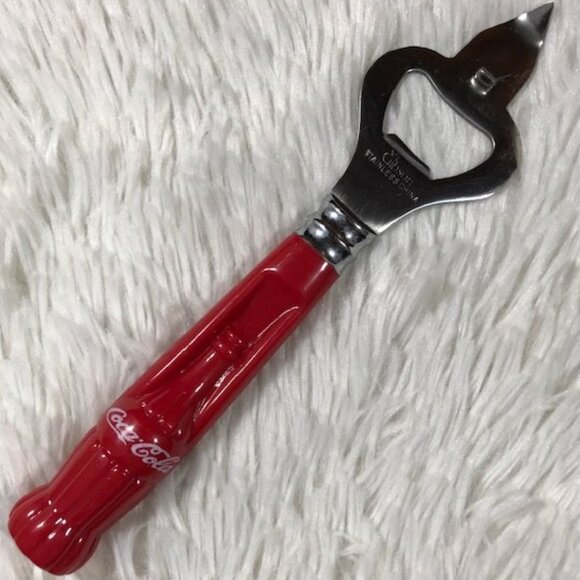 NWOT Vintage Coca-Cola Ice Cream Scoop + Gibson Stainless Steel Bottle Opener - Picture 2 of 5